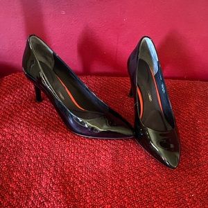 Black Patent Leather Pumps by Rockport